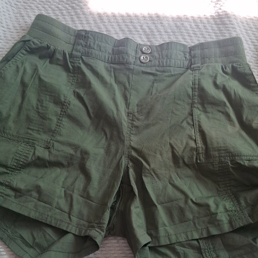 Torrid Olive Cargo Shorts for Women